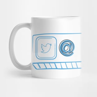 Twitter Username Mug